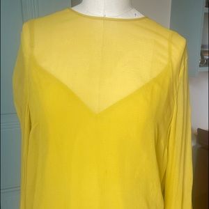 Sheer designer tunic top made in Iceland with matching chemise